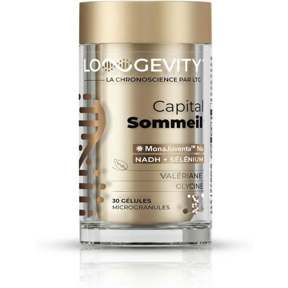 Longevity capital sommeil Les 3 Chênes - pot de 30 gélules 