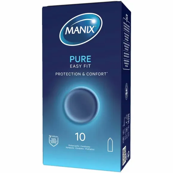 Préservatifs Pure Easy fit Manix - boîte de 10 préservatifs