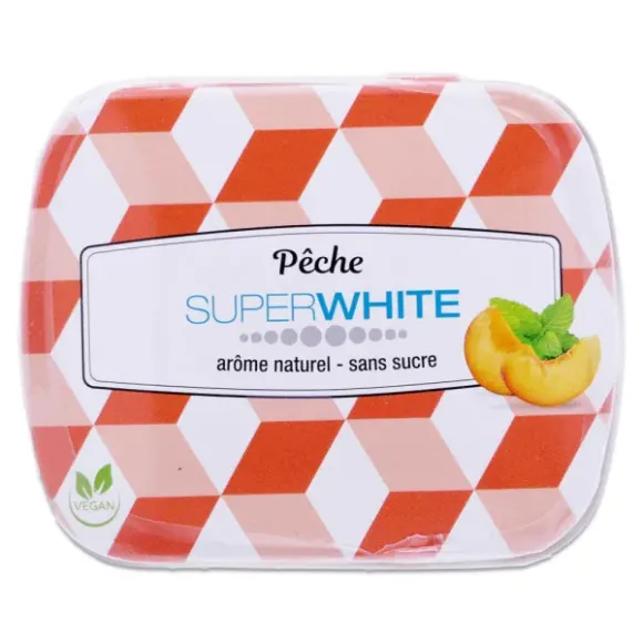 Pastilles pêche Superwhite - boite de 50 pastilles