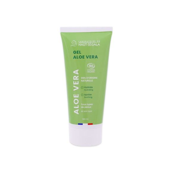 Gel Aloe Vera Bio Hydratant Apaisant Laboratoire Haut-Ségala - tube de 100 ml