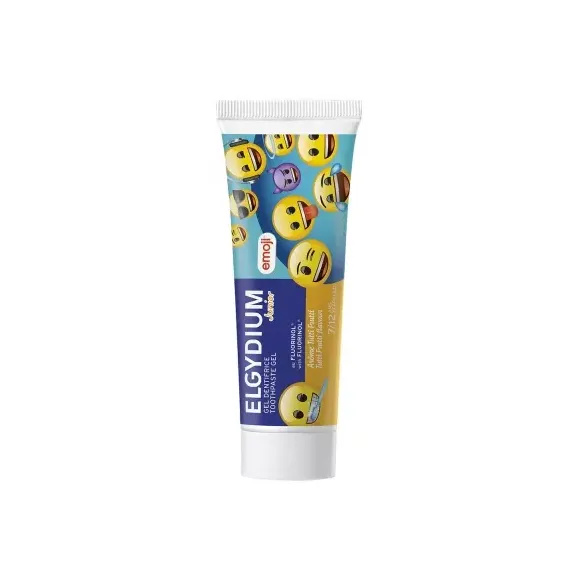 Gel dentifrice Emoji tutti frutti 7/12 ans Elgydium Junior - tube de 50ml