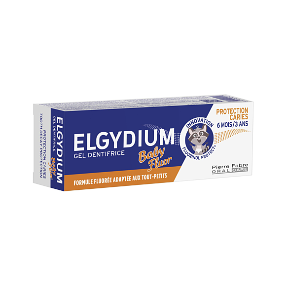 Gel dentifrice baby fluor 6 mois à 3 ans Elgydium - tube de 30ml