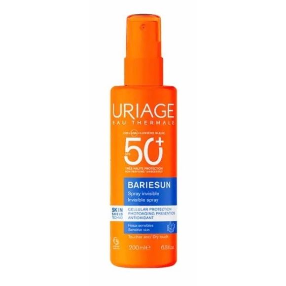 Bariésun spray invisibles SPF50+ sans parfum Uriage - spray de 200ml