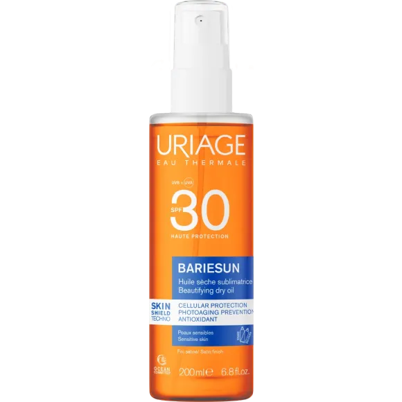 Bariésun huile sèche sublimatrice SPF30 Uriage - spray de 200ml