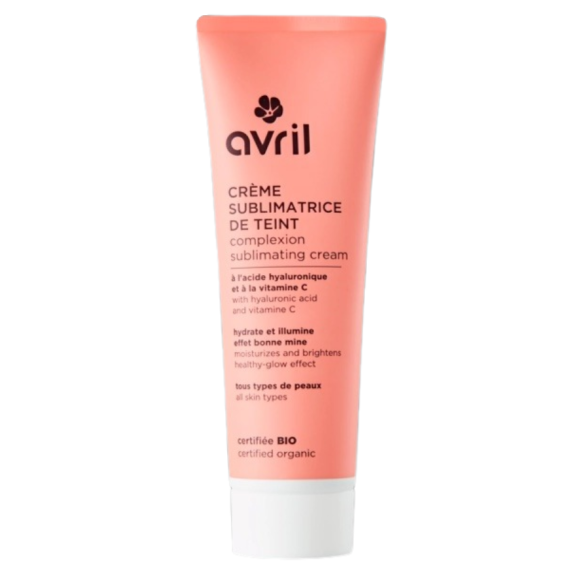 Crème sublimatrice de teint bio Avril - tube de 50ml 