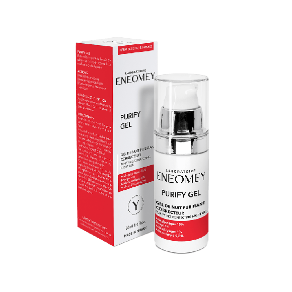 Purify Gel gel de nuit purifiant correcteur Eneomey - flacon-pompe de 30ml