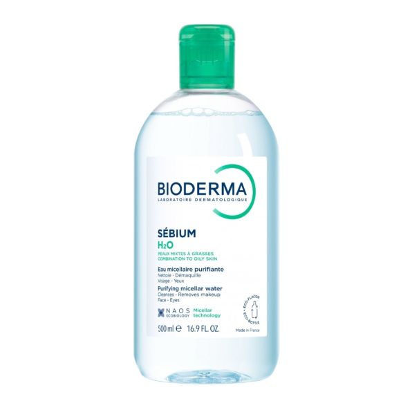 Sébium H2O Eau micellaire purifiante Bioderma - flacon de 500 ml