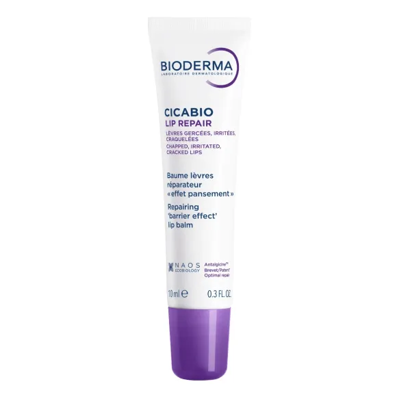 Cicabio Lip Repair baume lèvres réparateur Bioderma - tube de 10ml