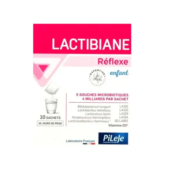 Lactibiane Réflexe enfant microbiote Pileje - boite de 10 sachets