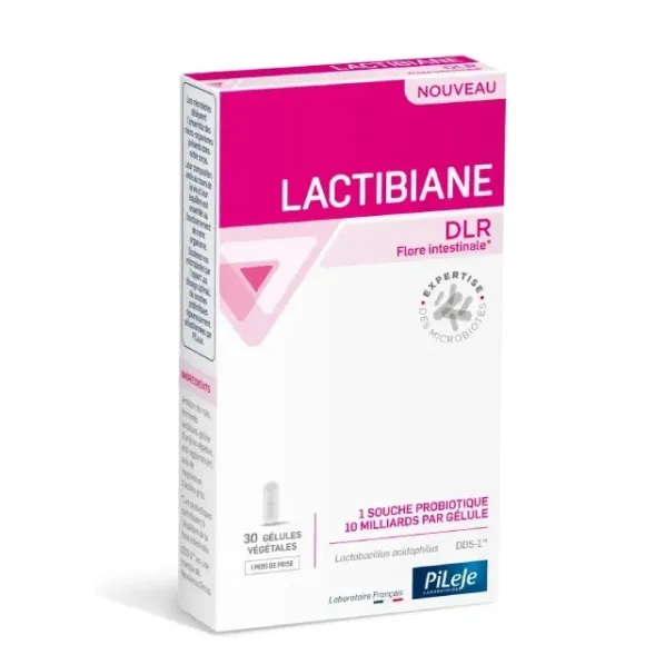 Lactibiane DLR flore intestinale Pileje - boîte de 30 gélules végétales 
