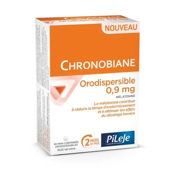 Chronobiane orodispersible 0,9mg Pileje - boite de 60 mini-comprimés orodispersibles