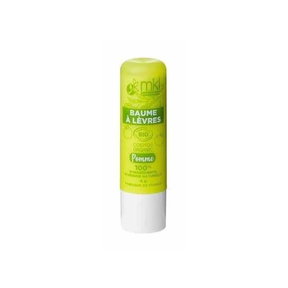 Baume à lèvres bio Pomme MKL Green Nature - 1 stick de 4g