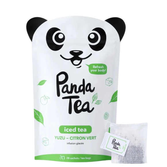 Iced tea yuzu citron vert Panda tea - 28 sachets 