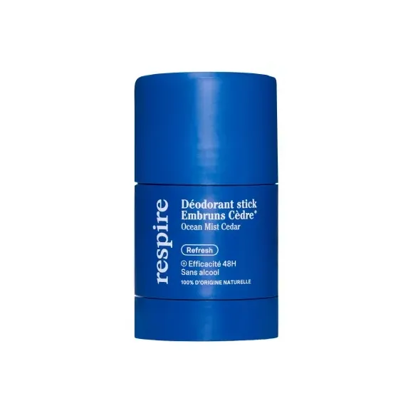 Déodorant embruns cèdre Refresh bio Respire - stick de 50g