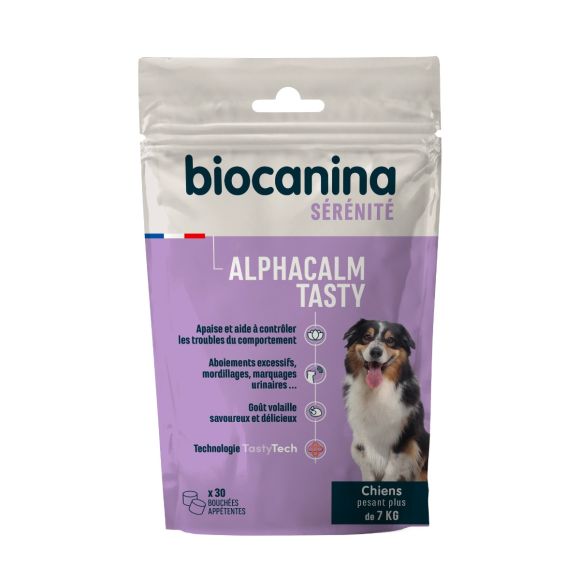 Alphacalm Tasty Chien Biocanina - sachet de 30 bouchées