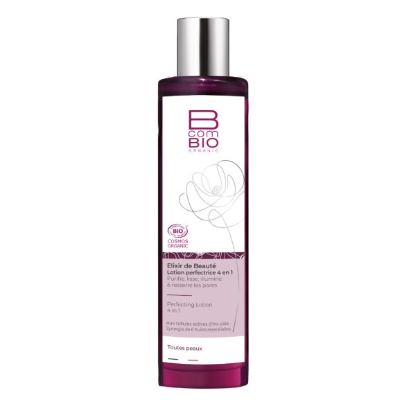 Elixir de beauté Lotion perfectrice 4 en 1 bio Bcombio - flacon de 200ml