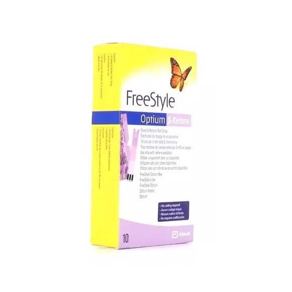 Freestyle optium B-Cetones Abbott - boite de 10 électrodes