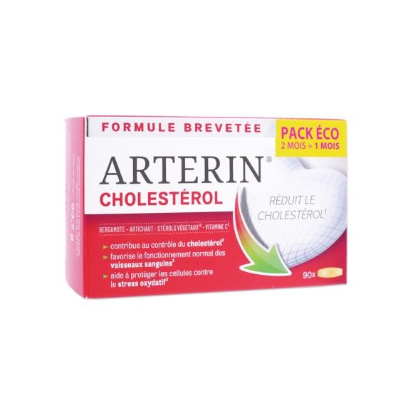 Arterin cholestérol Omega Pharma - boîte de 90 comprimés
