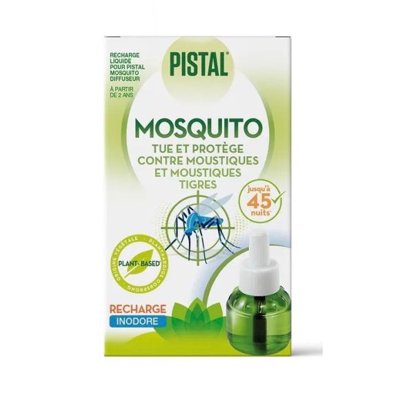 Mosquito recharge pour diffuseur électrique anti-moustiques Pistal - recharge de 30ml
