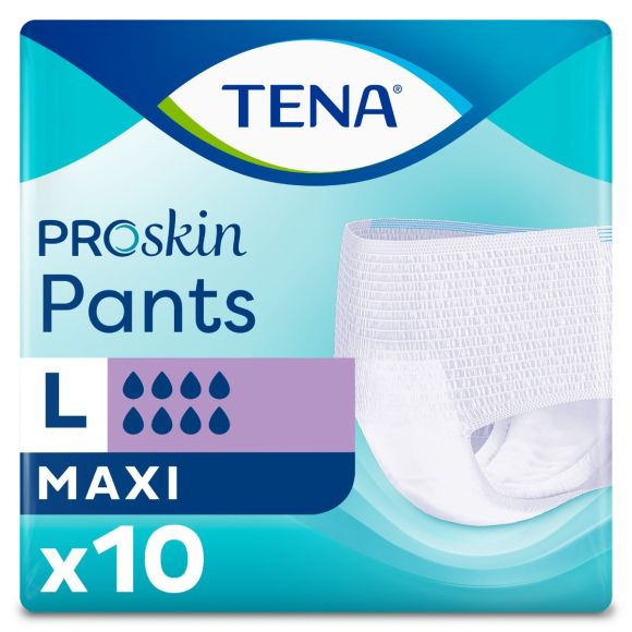 ProSkin Pants slips absorbants maxi L Tena - paquet de 10 protections 