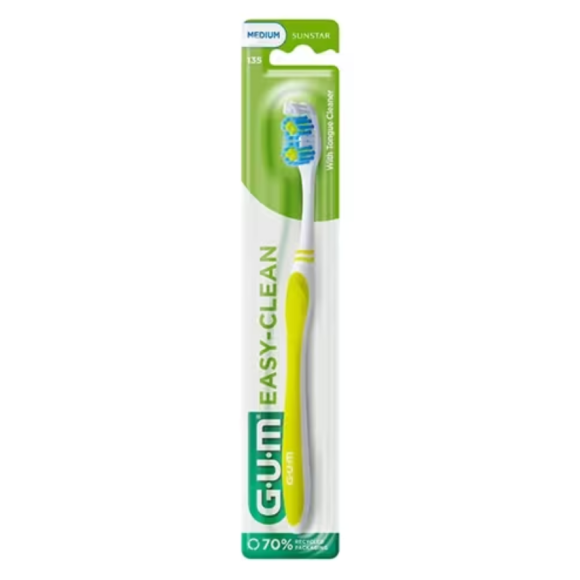 Brosse à dents Easy Clean Medium Gum - une brosse à dents 