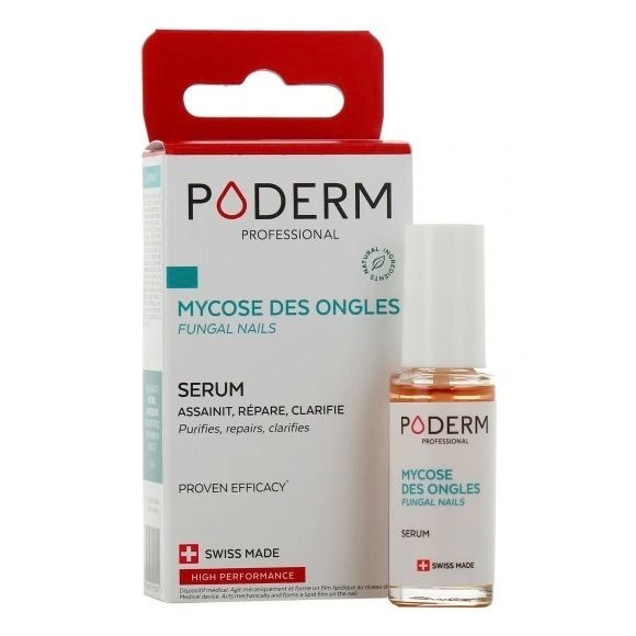 Sérum mycose des ongles Poderm - flacon de 8ml