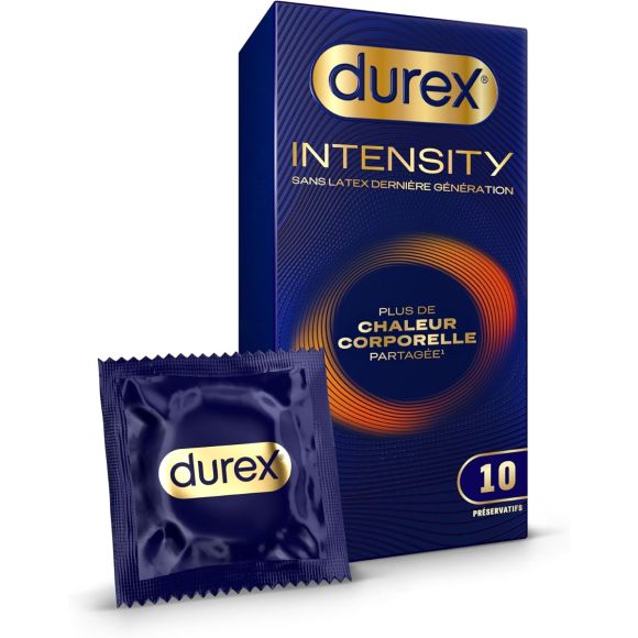 Préservatifs Intensity Durex - boite de 10 préservatifs 
