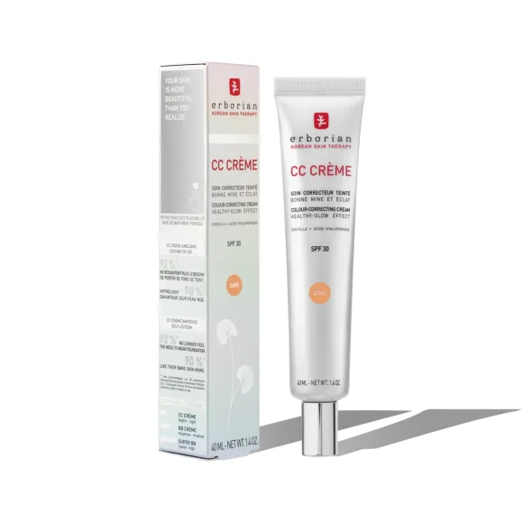 CC crème à la Centella Asiatica teinte Doré SPF30 Erborian - tube de 40ml