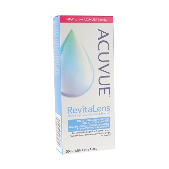 Acuvue RevitaLens Solution désinfectante multifonctions Abbott - flacon de 100ml