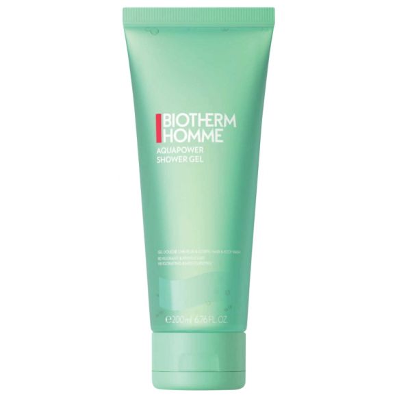 Aquapower Gel douche cheveux & corps Homme Biotherm - tube de 200 ml