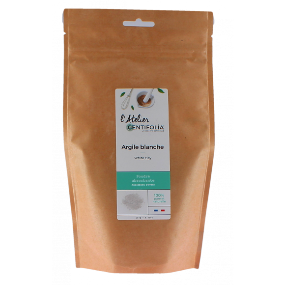 Argile blanche pure et naturelle Centifolia - 250g