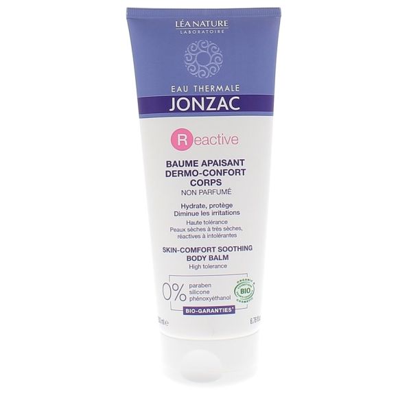 Baume apaisant dermo-confort corps bio reactive Eau Thermale Jonzac - tube de 200 ml