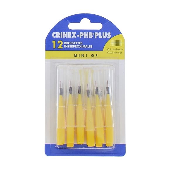 Brossettes interdentaires mini gf phb plus Crinex - 12 brossettes