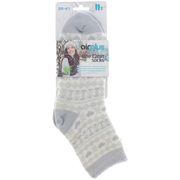 Chaussettes hydratantes Aloe cabin socks taille 35-41 Airplus - 1 paire