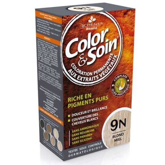 Color & soin coloration permanente Blond miel 9N Les 3 chênes - 1 kit