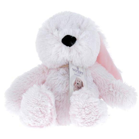 Cozy peluches bouillotte Lapin Rose Soframar - 1 peluche de 30 cm