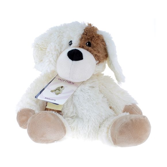 Cozy peluche bouillotte chien Soframar - 1 peluche de 30 cm