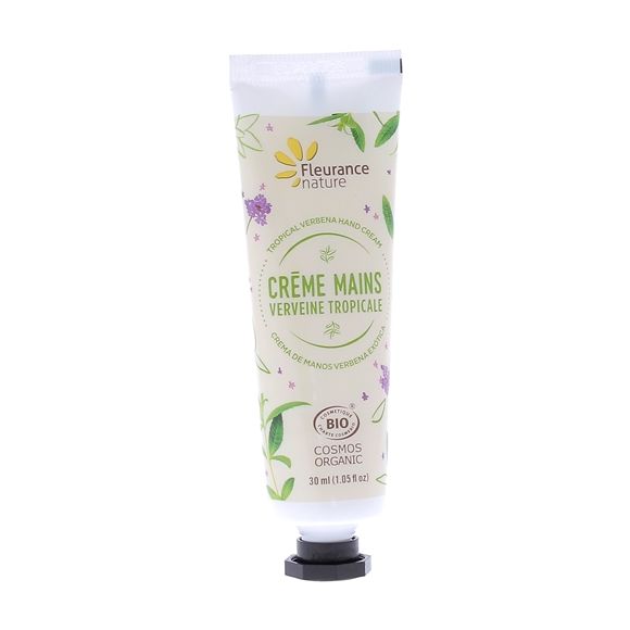 Crème mains verveine tropicale bio Fleurance nature - tube de 30 ml