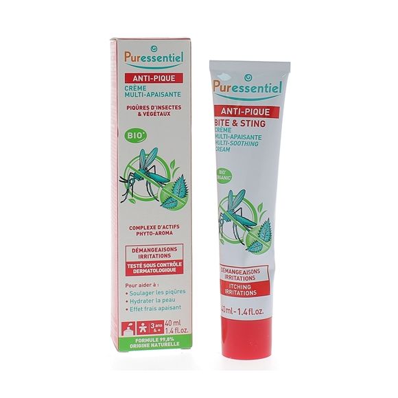 Crème multi-apaisante anti-pique Puressentiel - tube de 40 ml