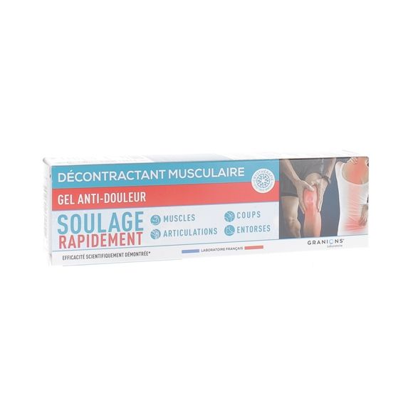 Décontractant musculaire Gel anti-douleur Granions - tube de 100 ml