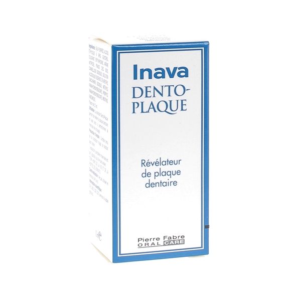 Dento-Plaque Révélateur de plaque dentaire Inava - flacon de 10 ml