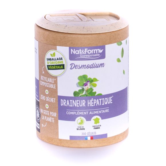 Desmodium écoresponsable Nat&Form - boite de 200 gélules