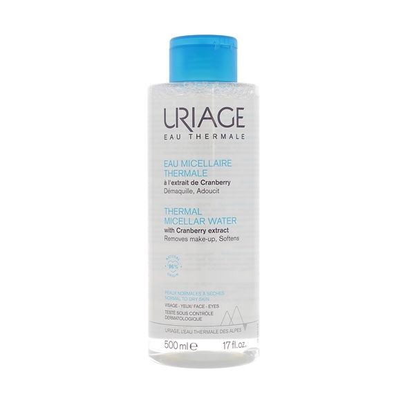 Eau micellaire thermale peaux normales à sèches Uriage - flacon de 500ml