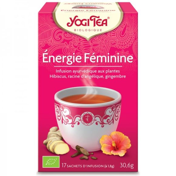 Energie féminine BIO Yogi Tea - boite de 17 sachets 