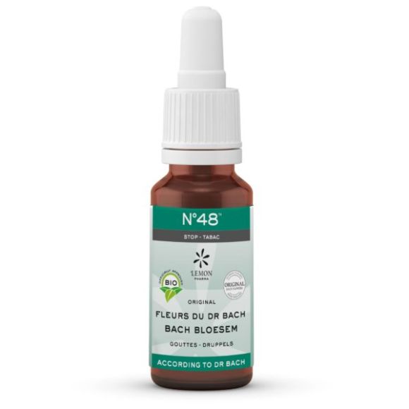 Fleurs de Bach N°48 Stop tabac bio Lemon Pharma - flacon de 20ml