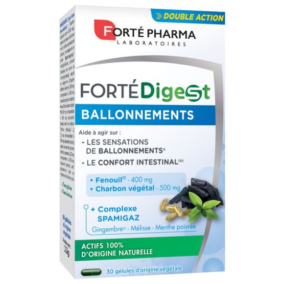 Forté Digest ballonnements Forté Pharma - boîte de 30 gélules