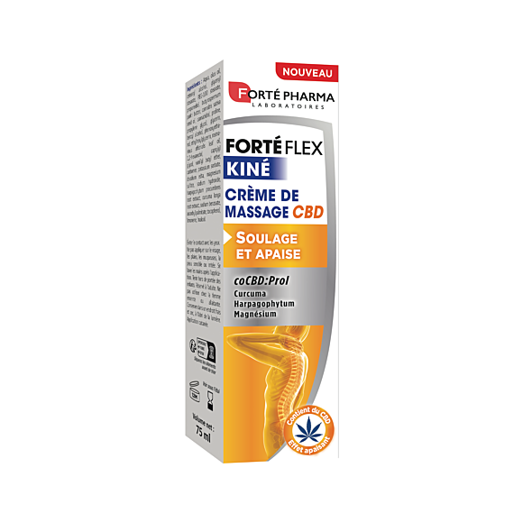 Forté flex kiné crème de massage CBD Forté Pharma - tube de 75ml