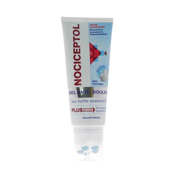 Gel de massage anti-douleur Nociceptol - tube de 200ml avec tête massante