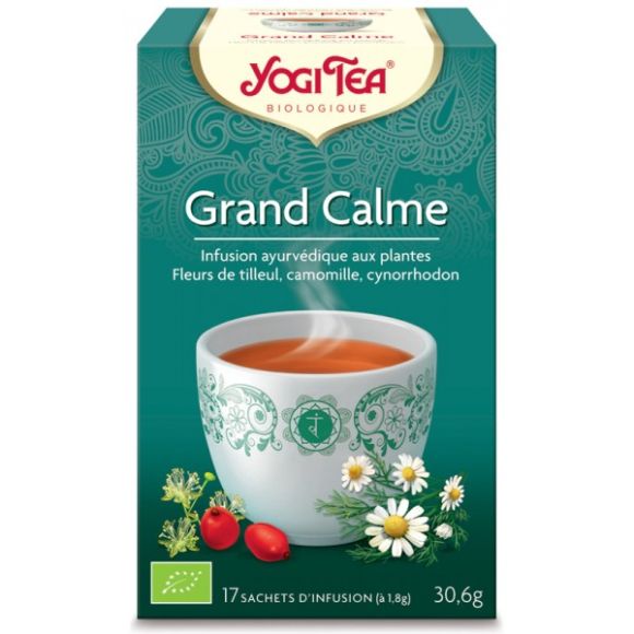 Grand calme BIO Yogi Tea - boite de 17 sachets 