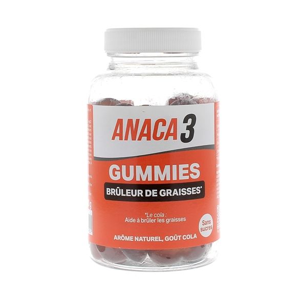 Gummies Brûleur de graisses Anaca3 - pot de 60 gummies
